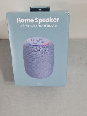 Gems BTSP13 Wireless Bluetooth LED Speaker Blue Portable Fabric NIB